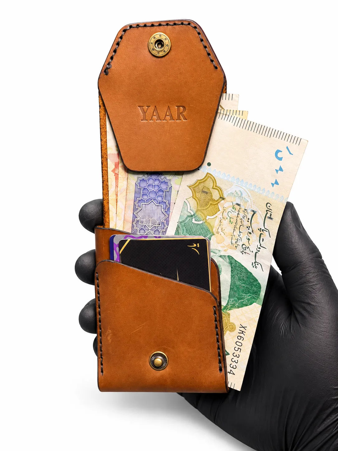 Minimalist Vegetable tanned Hand made Leather wallet