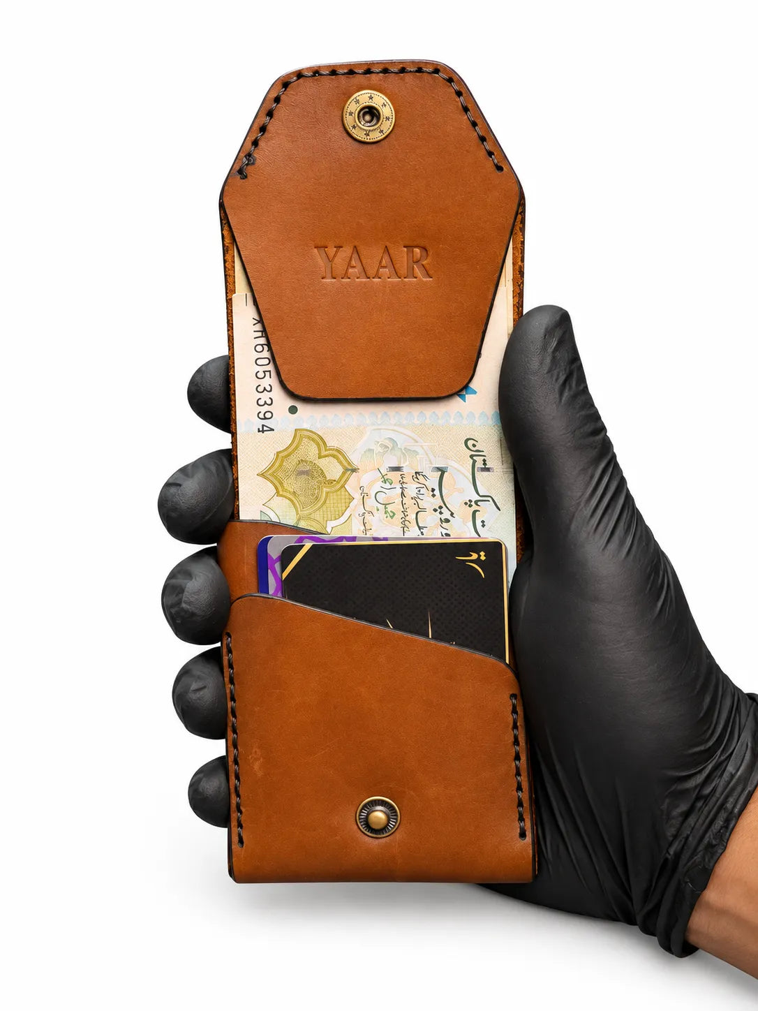 Minimalist Vegetable tanned Hand made Leather wallet