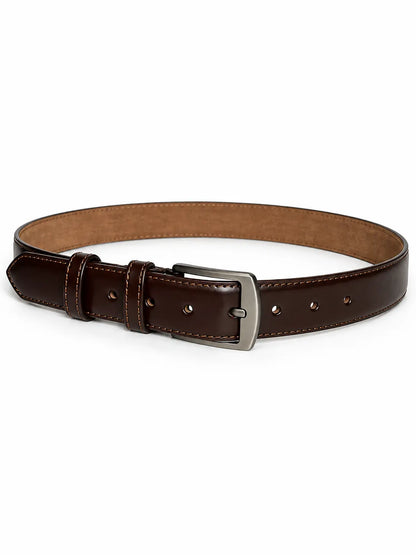 Classic Men Brown Leather Belt