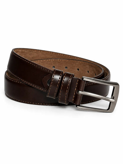 Classic Men Brown Leather Belt