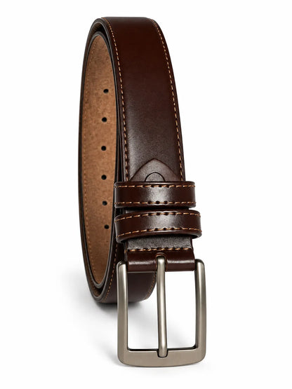 Classic Men Brown Leather Belt