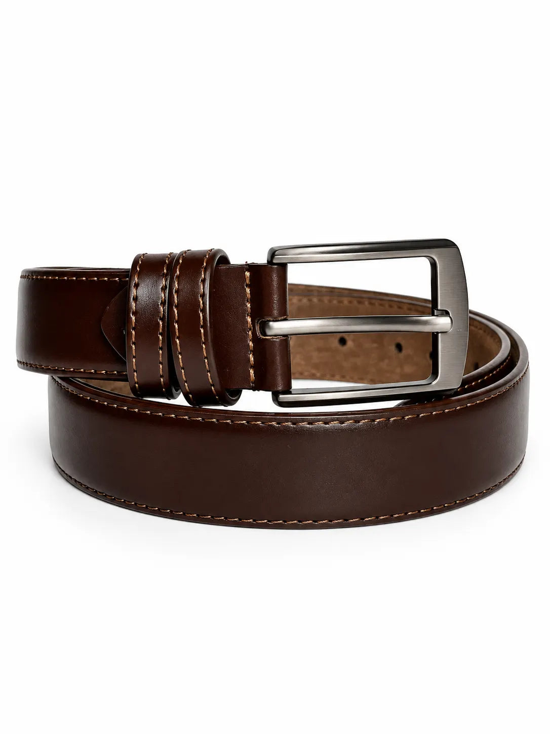 Classic Men Brown Leather Belt