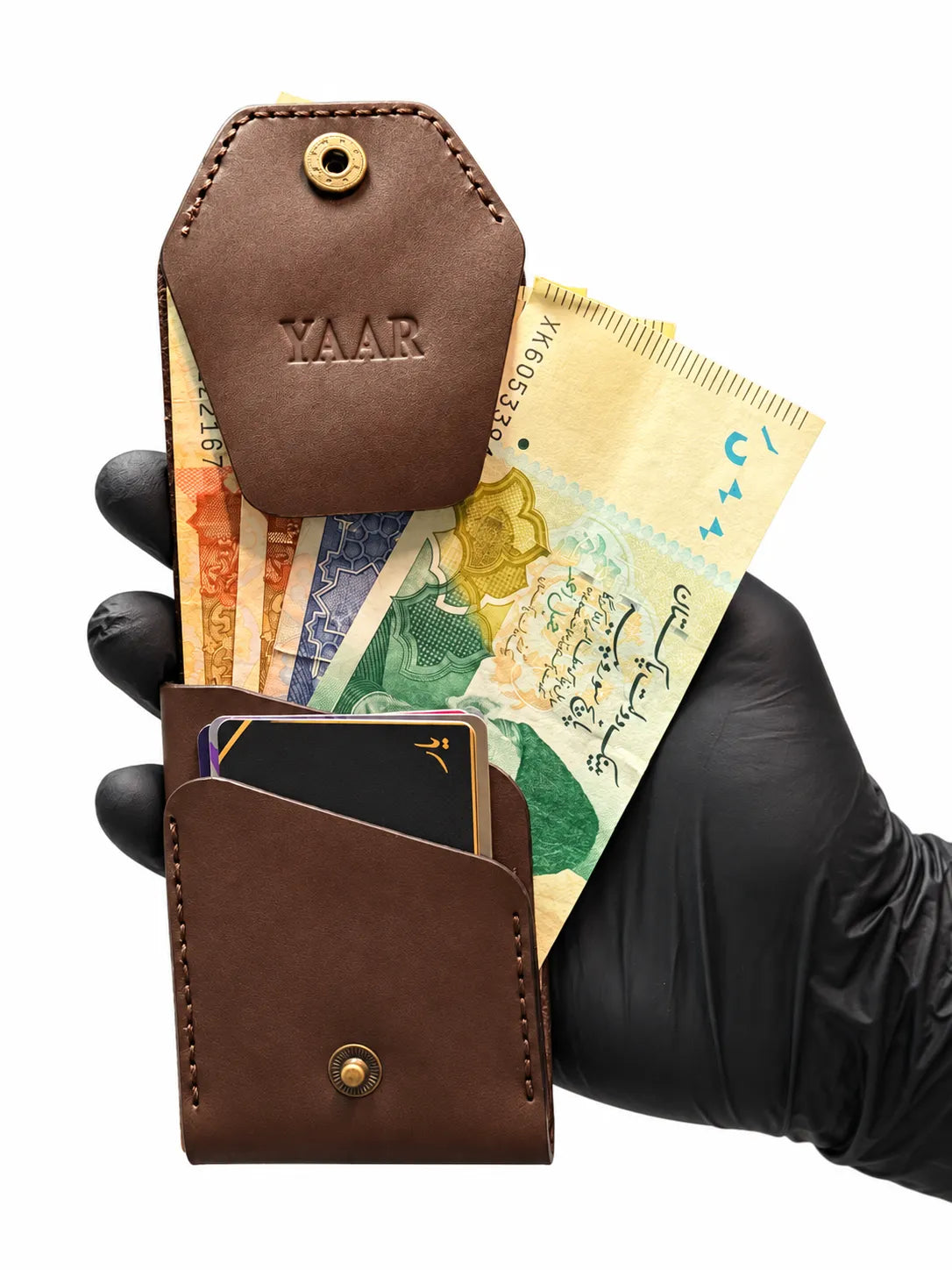 Minimalist Chocolate brown Handmade Leather wallet